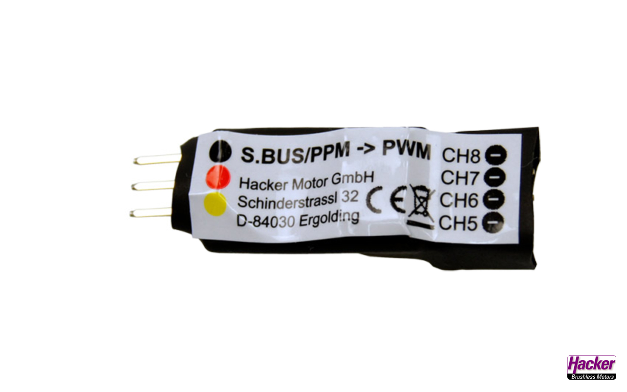 S.BUS/PPM->PWM Converter CH5-8