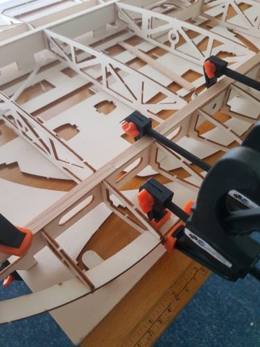 Pitts S1s 50% Aufbau Tragflügel